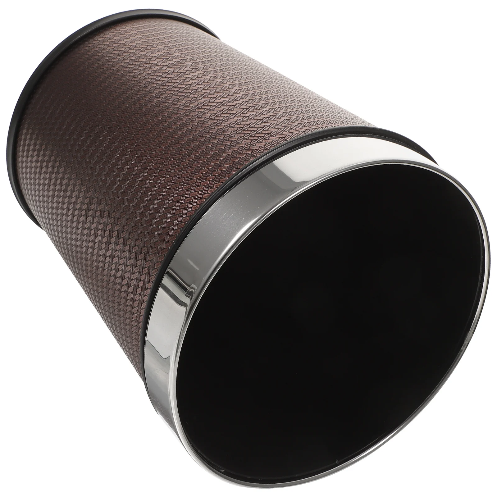 

Large Retro Style Household Trash Can Plastic Wear-Resistant Waste Bin Open Top Paper Waste Container for Office Kitchen