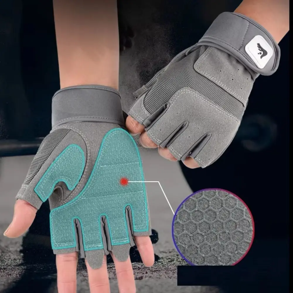 Verschleißfeste Motorradhandschuhe, Vintage-Rennhandschuhe aus Ziegenleder, rutschfeste, fingerlose Halbfingerhandschuhe