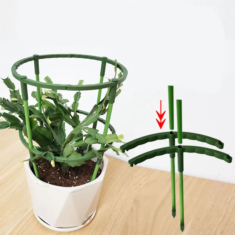 4PCS/set Garden Plant Support Cage Flower Plant Stand Holder Easy To Install Household Gardening Bonsai Tool House Orchard