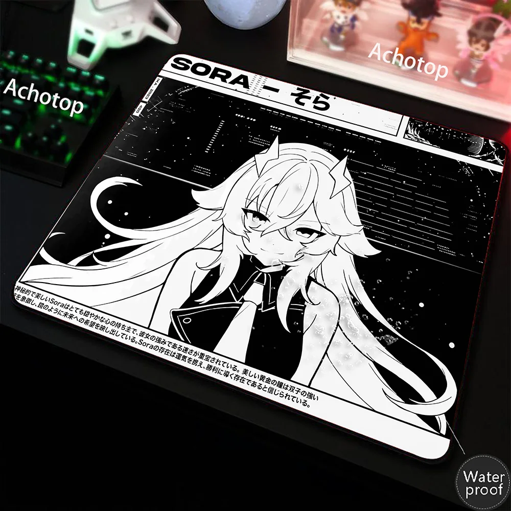 

Anime 100% Waterproof Rubber Mouse Pad 400x450mm Mousepad Mechanical Keyboard Gamer Desk Mice Computer Peripherals Office Mat