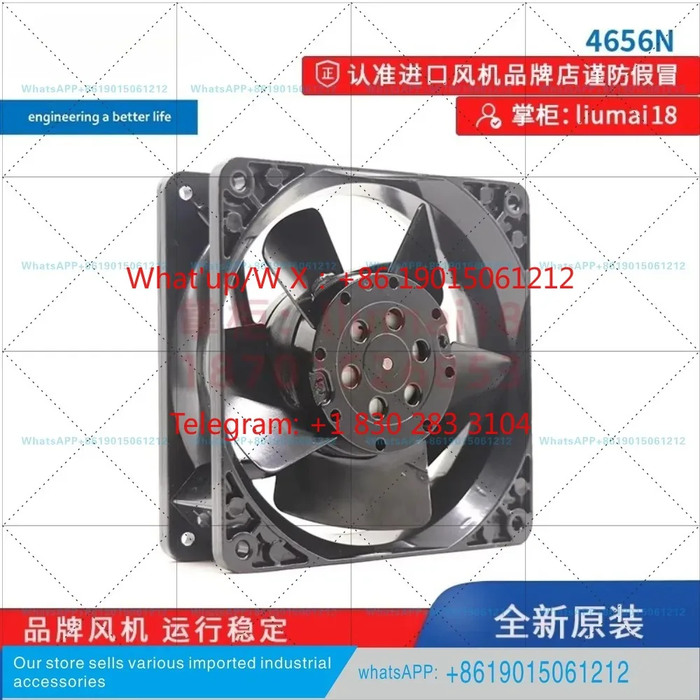 4656N German fan UPS power supply cabinet inverter high temperature heat dissipation axial fan 230V