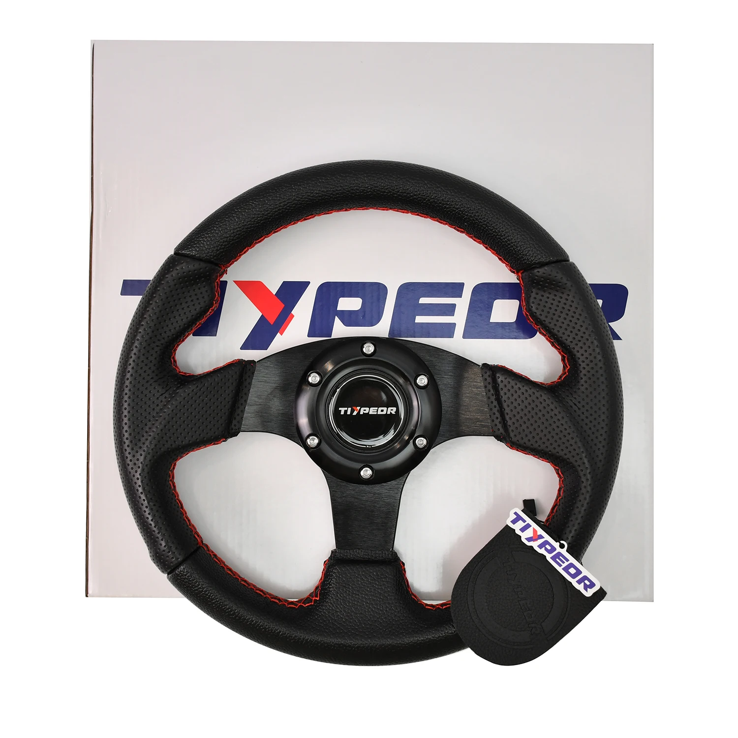 Imagen 5: Volante TIYPEOR Estilo JDM Japonés Retro de 11.5 Pulgadas (280 mm) para Estilo de Carreras