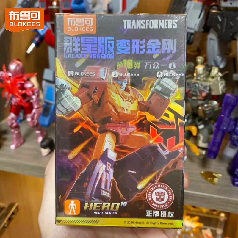 Genuine Blokees Transformers Galaxy Version Vol.10 Galvatron Scorponok Sixshot Movable Model Blind Box Assembled Toys for Collec