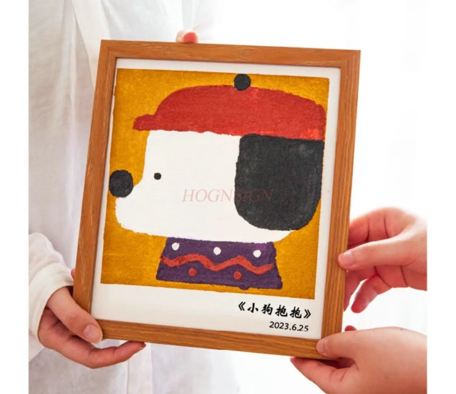 لوحة رملية أكريليك، لوحة رملية ملونة للأطفال مصنوعة يدويًا، لوحة رملية ناعمة للأولاد والبنات، جرافيتي #4