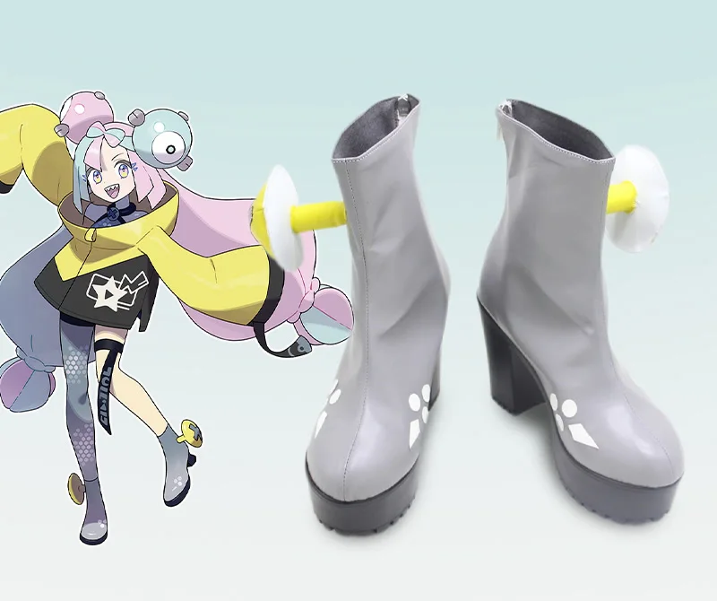 게임 스칼렛과 바이올렛 아이오노 코스프레 신발 부츠 여자 여자 할로윈 카니발 파티 부츠 맞춤 제작