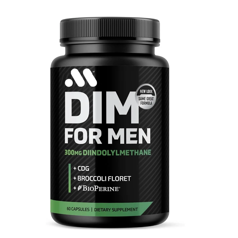 

DIM 300mg men, estrogen blockers and aromatase inhibitors | Men's hormone balance and fitness booster supplement 60 capsules