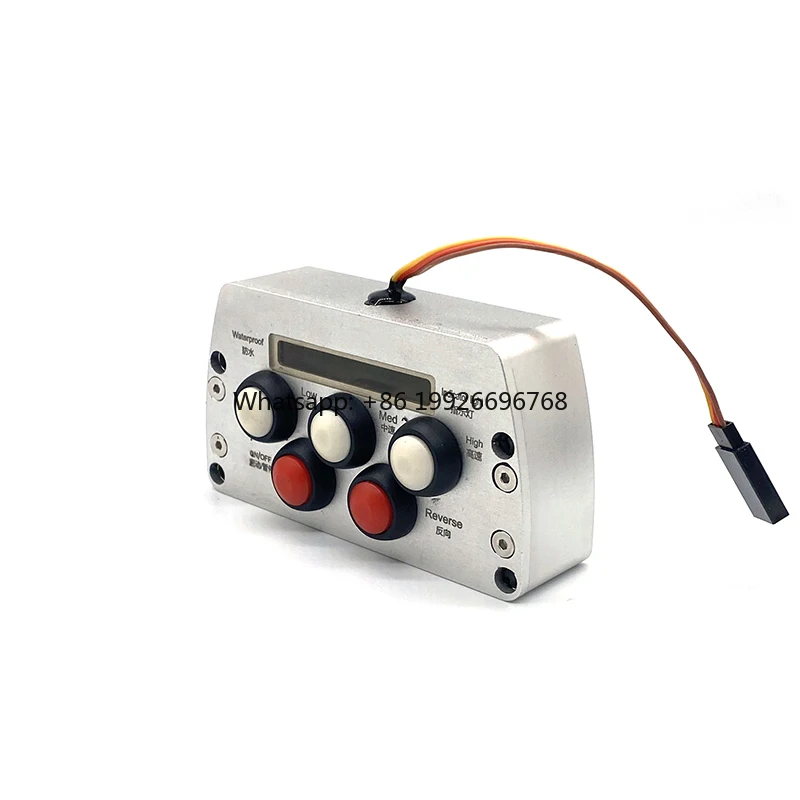 

IP68 Waterproof CNC Metal PWM Control Box with 3-Speed Adjustment, 5V Input DD Key Switch for Forward/Backward Motor Control fac
