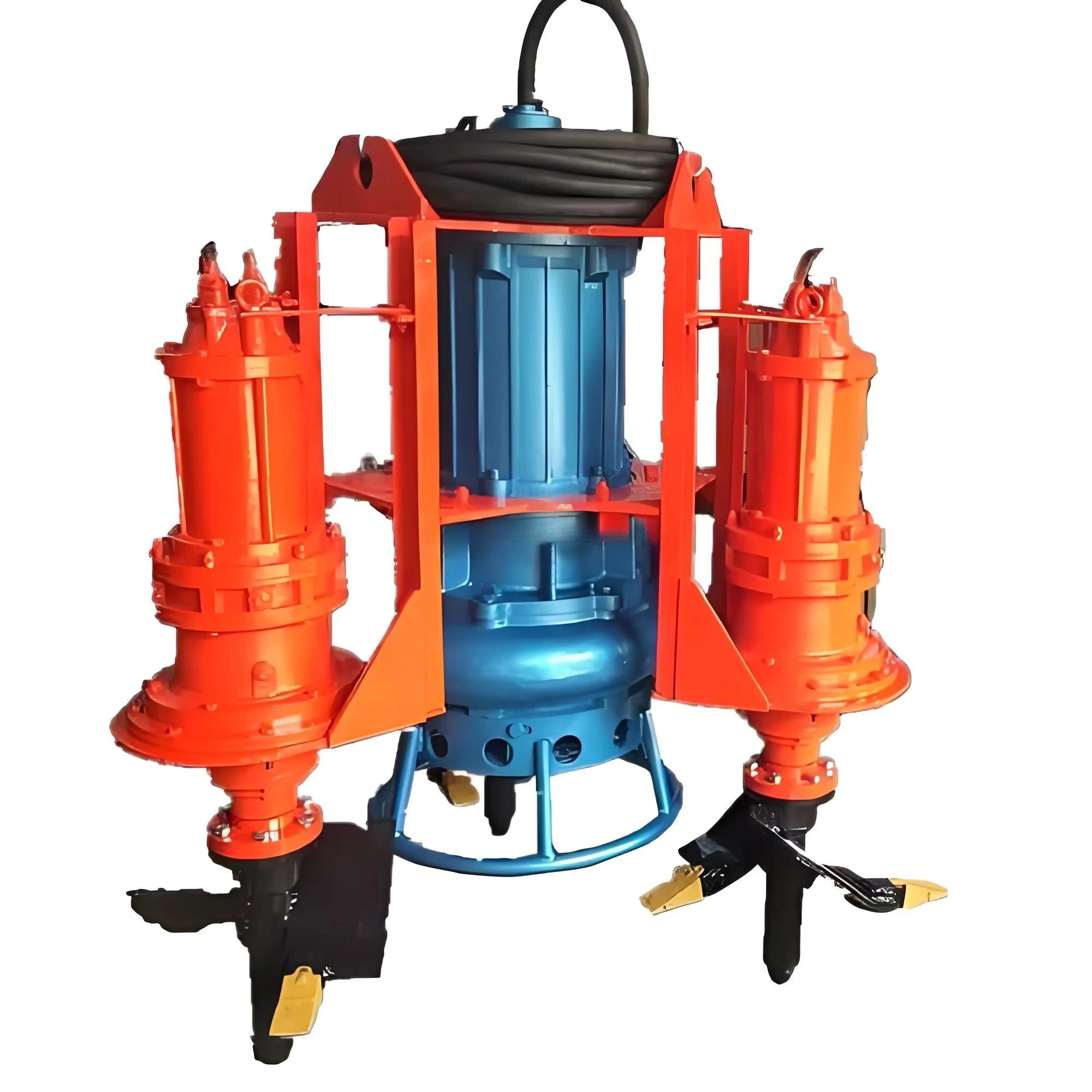 Vertical Water Pump Slurry Sand Suction Submersible Pump Dredging Sewage Pumping Ability Stirring Wheel Side