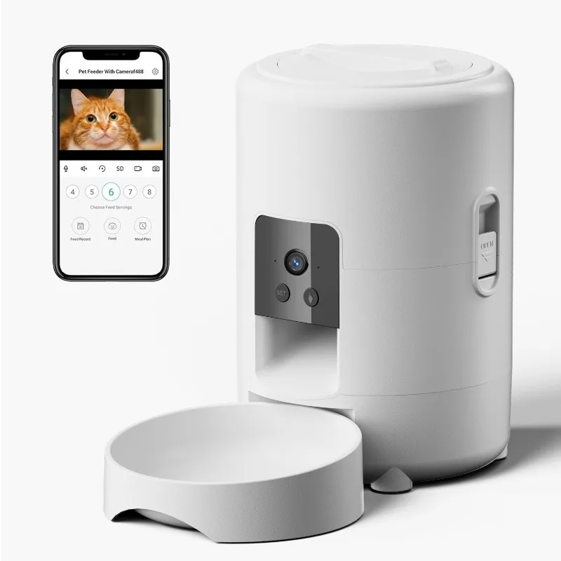 

2L pet automatic feeder, video button WiFi feeder