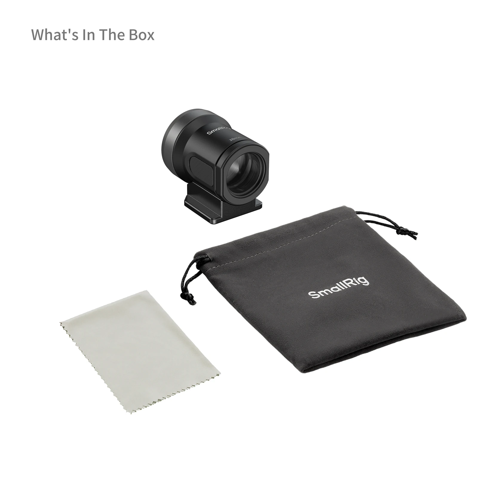 SmallRig 28mm Externe Optische Zoeker Retro Design met 3:2 Framelijnen voor Sony, Canon, Nikon en Fujifilm camera's