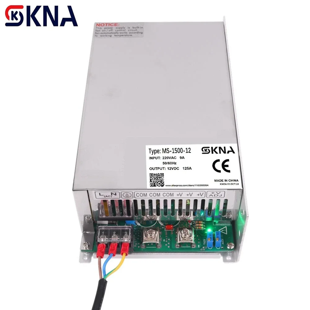 Adjustable 1500W Switching Power Supply 0-12V 15V 24V 30V 36V 48V 60V 68V 72V 85V 100V 110V 150V 200V AC TO DC Industrial SMPS