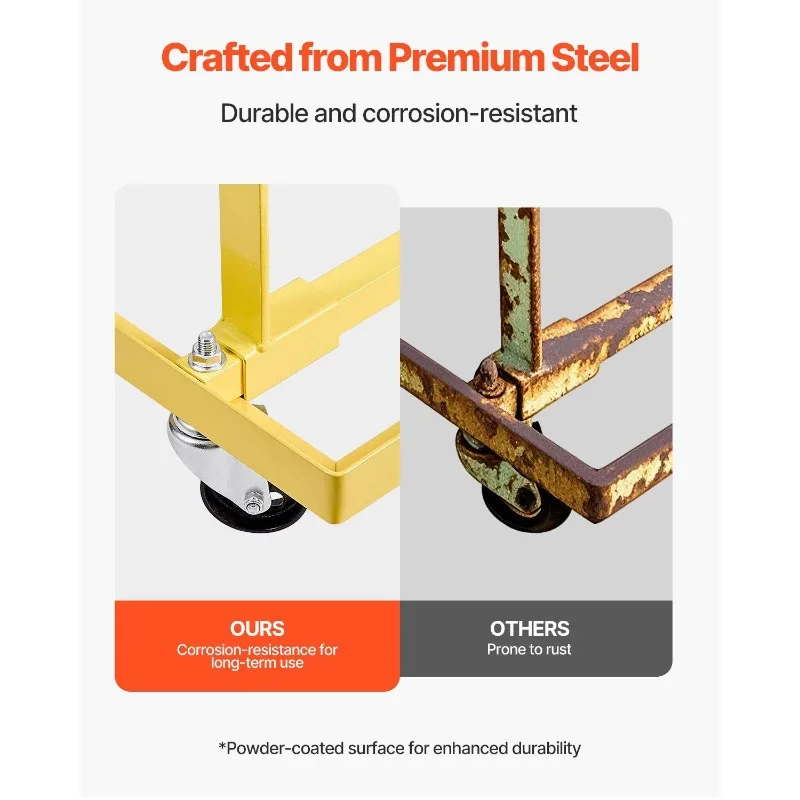 حامل المحرك 750 رطل رافعة محرك قابلة للتعديل دوللي مع 4 عجلات من الفولاذ عالي التحمل