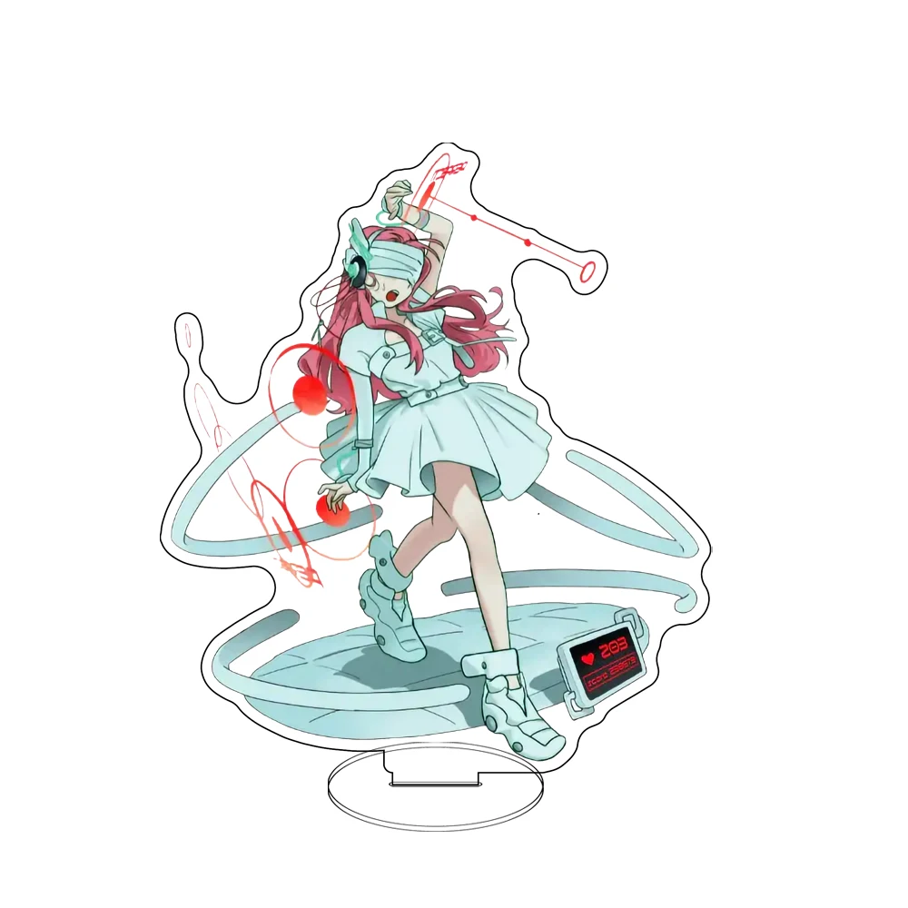 Anime Alien Stagee Cosplay 15CM Acrylic Stand Ivan Mizi Till Cute Character Display Standee Desk Decor Comic Merch Collection