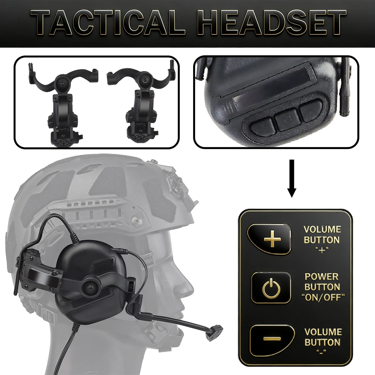 Airsoft Tactical Helmet Set with LED Cyber Punk Face Mask Communication Headset Helmet Flip Goggles Flashlight for Paintball