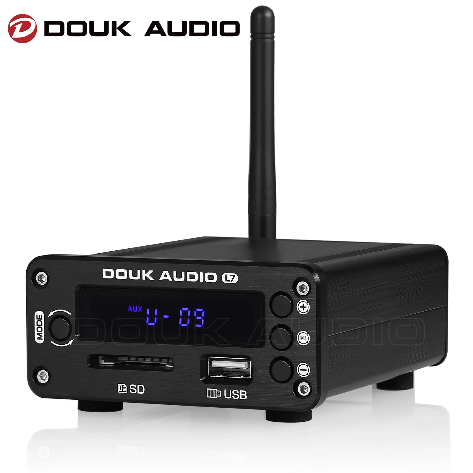 

Douk Audio HiFi Bluetooth 5.0 Receiver Stereo Gaming DAC USB Player Coaxial/Optical Audio Converter Adapter Headphone Amplifier