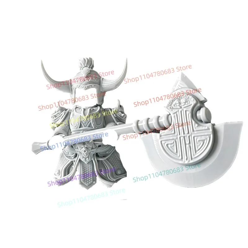

MOC Building Blocks Giant Axe Knight Mini Figure Assembly Model Display Anime Cartoon Accessories Collectible Toy Gift