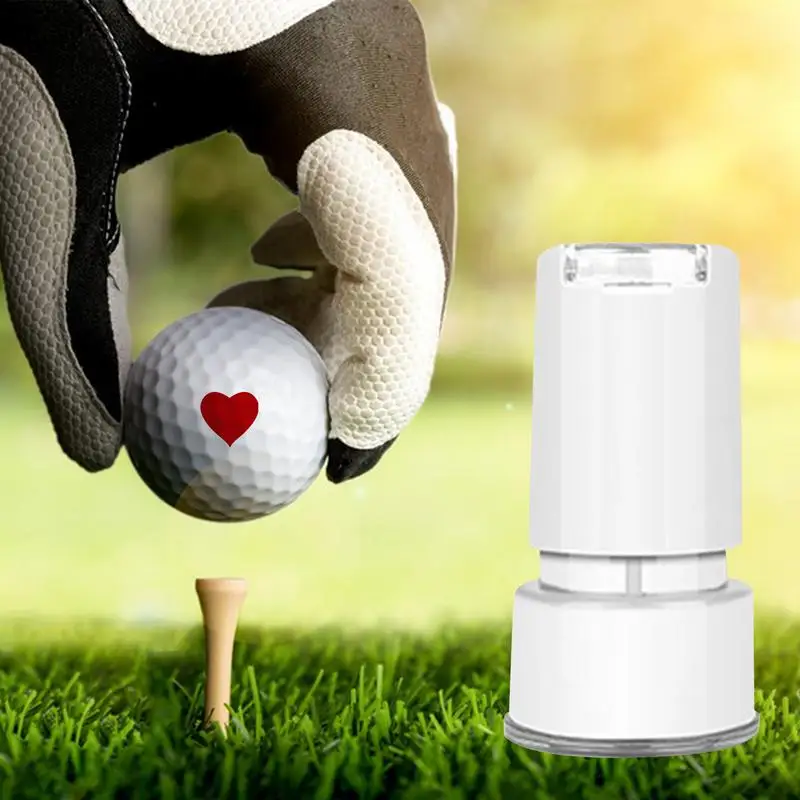 Golf Ball Stamp Unique Quick-Drying Golf Balls Marker Long-Lasting Golf Ball Marking Tool Creative Golf Accessories Reusable