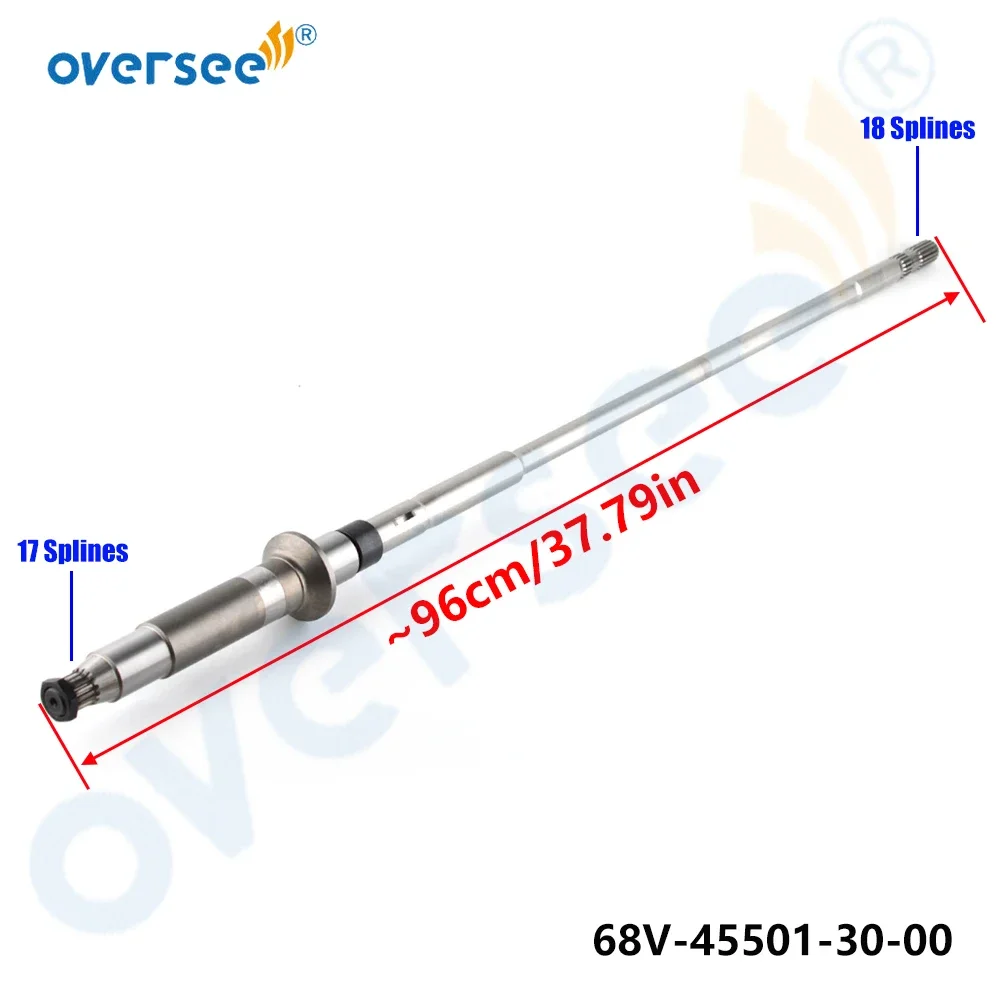 

Oversee 68V-45501-10 Drive Shaft L for Yamaha Outboard 115HP F115TLRZ 68V-45501-10-00