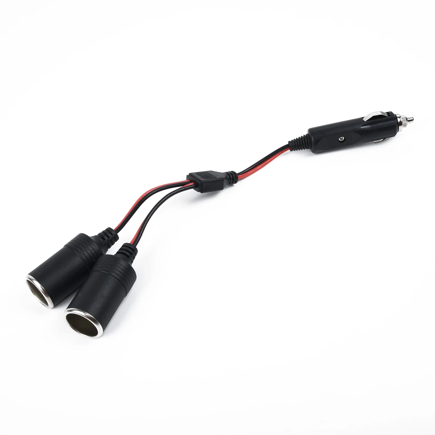 مقبس مزدوج محول السيارة شاحن الفاصل المزدوج الطاقة 2 طريقة 120 واط 12 24 فولت 10A مع مؤشر LED لاستخدام الجهاز المريح