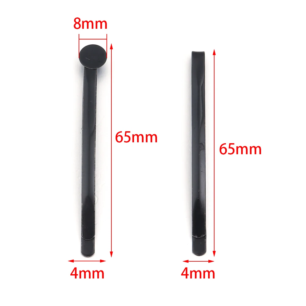 20 قطعة مقاطع الشعر دبوس الشعر بسيط أسود غير مرئي دبوس الشعر المعدني لأدوات تصفيف الشعر DIY بها بنفسك الفتيات العروس أغطية الرأس إكسسوارات الشعر