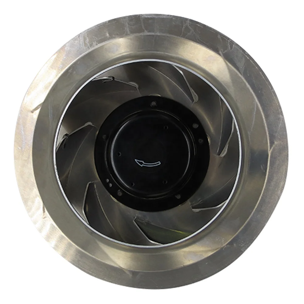 R3G250-AT39-71 R3G250-AD63-22 EC 230V AC 448W 2.8A 3000RPM Variable Frequency Ventilation Centrifugal Cooling Fan