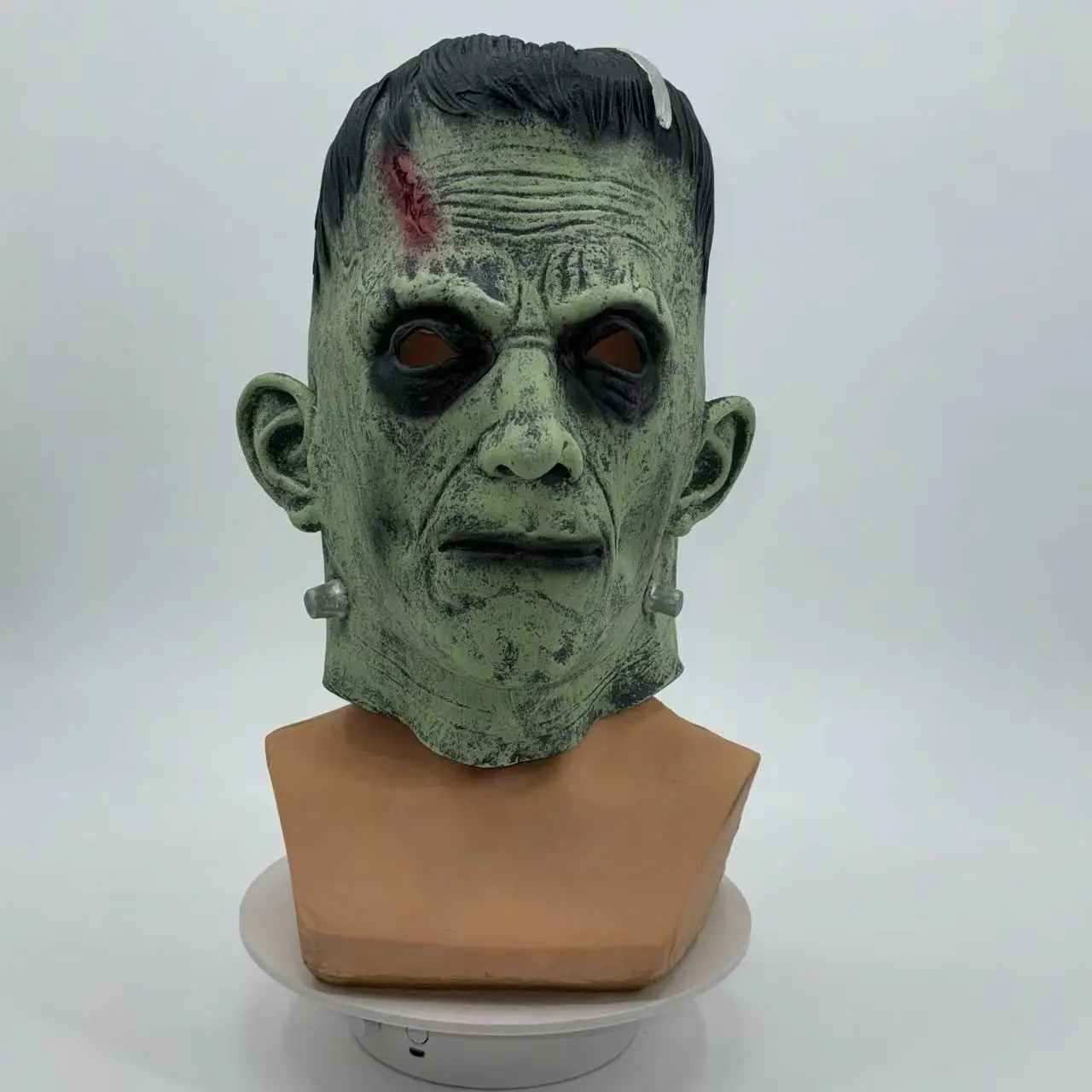 

Frankenstein Mask Cosplay Horror Demon Monster Zombie Latex Helmet Full Face Evil Headwear Halloween Masquerade Party Scary Mask