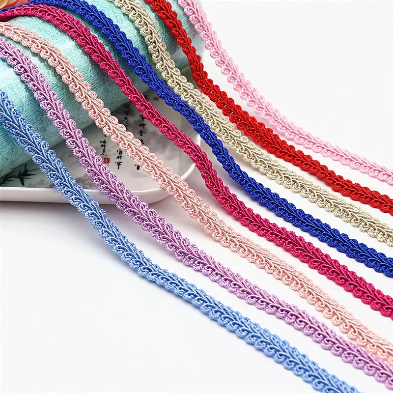 2-5 Yards Lace Trim Ribbon Multicolor Centipede Lace Trim with Braided Sewing Accessories DIY Craft Wedding Decoration 12mm