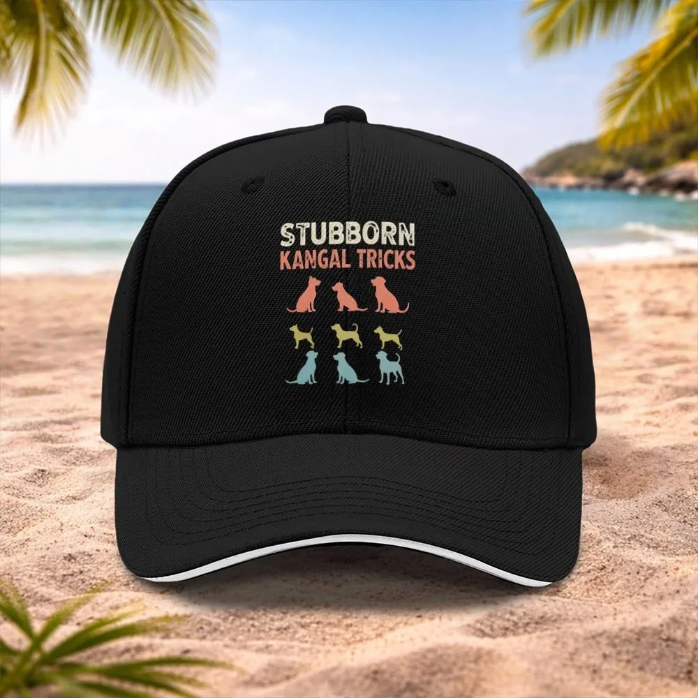 Gorra de béisbol Stubborn Kangal Dog, unisex, estilo vintage, con gráfico de animales, ajustable, deportiva, protección solar de verano, para adultos