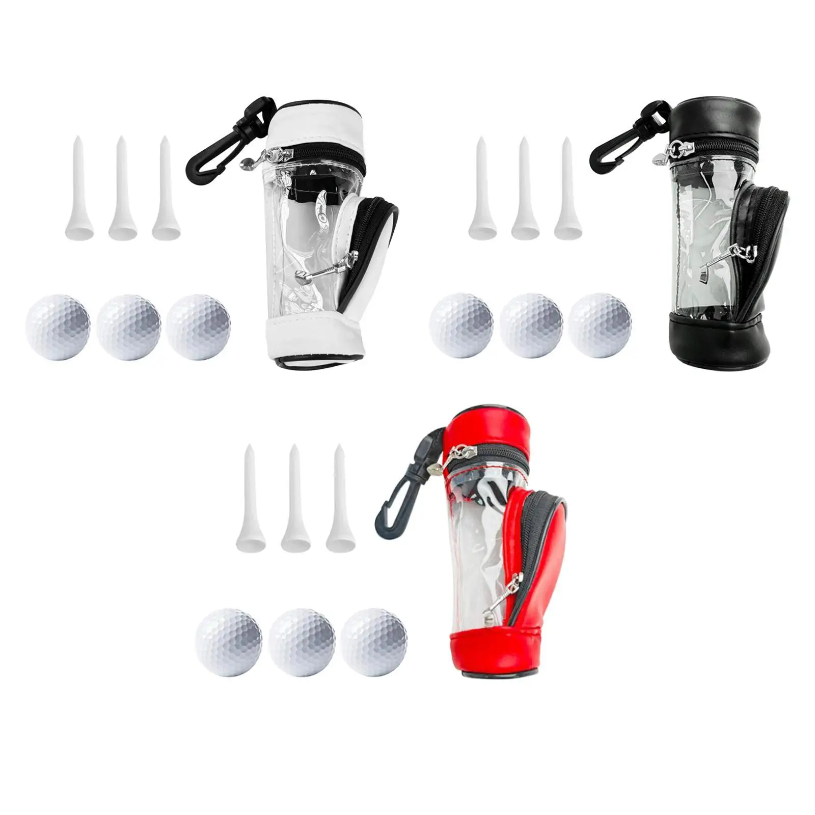 

Портативная сумка для мяча для гольфа с держателем-крючком, мужская подарочная сумка для гольфиста, аксессуары для гольфа, сумка для переноски