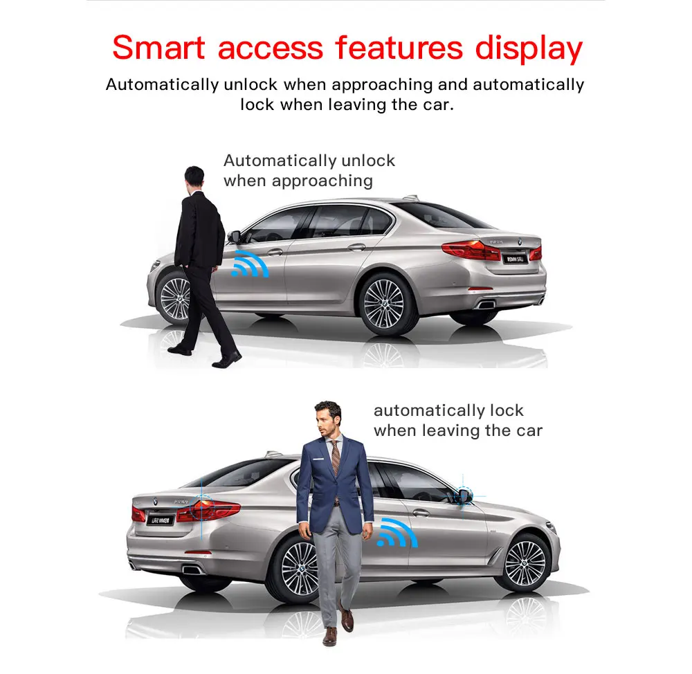 범용 원격 LCD 스마트 키, BMW, 벤츠, 아우디, 토요타, 랜드로버, 캐딜락, 렉서스, 포드, 기아용, 편안한 엔트리 카, TK800