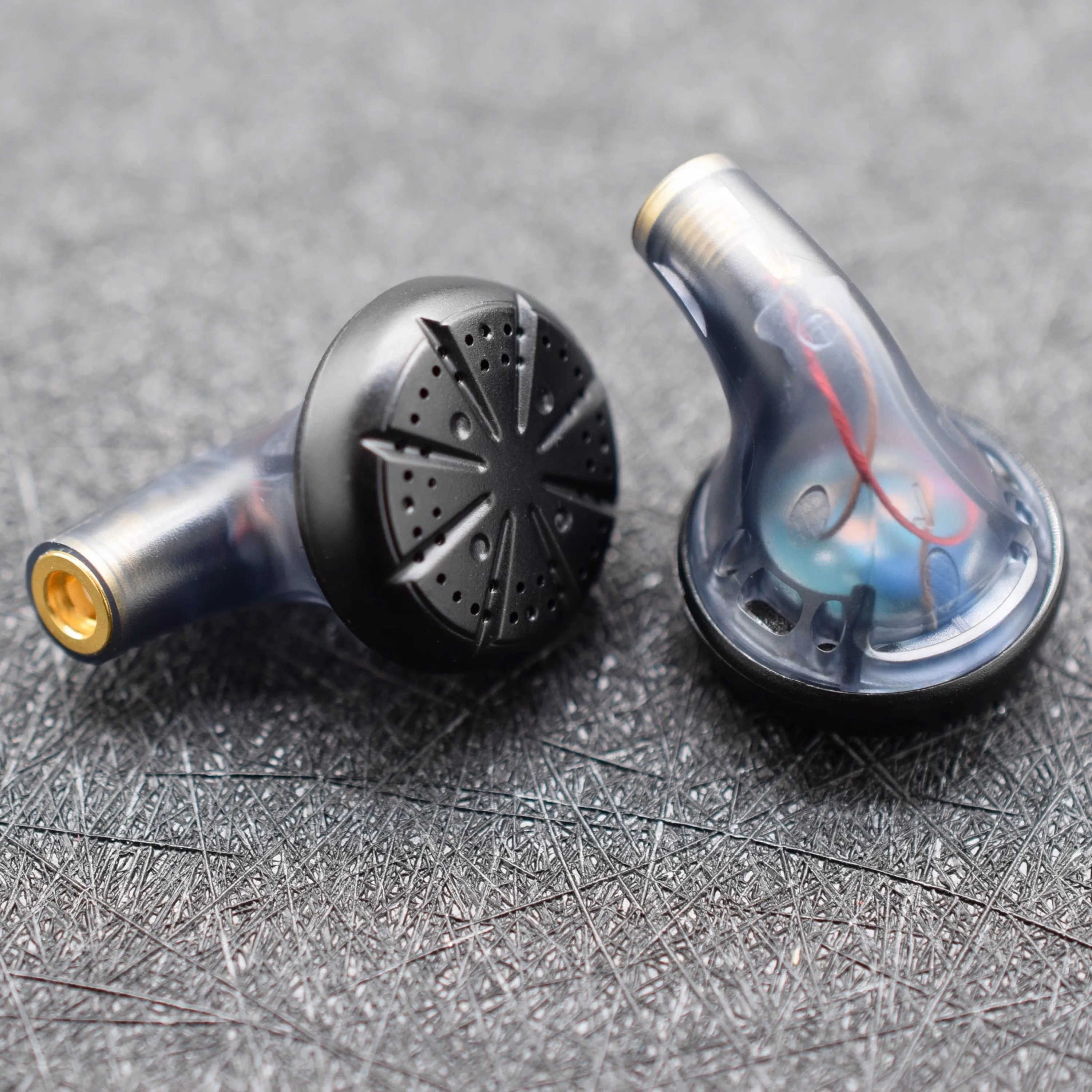 FENGRU JZ32 Diy PET Blue Diamond Diafragma Unit Hoofdtelefoon 32ohm 300ohm Hoge Impedantie Platte Kop Oordopjes HiFi In Ear Oortelefoon