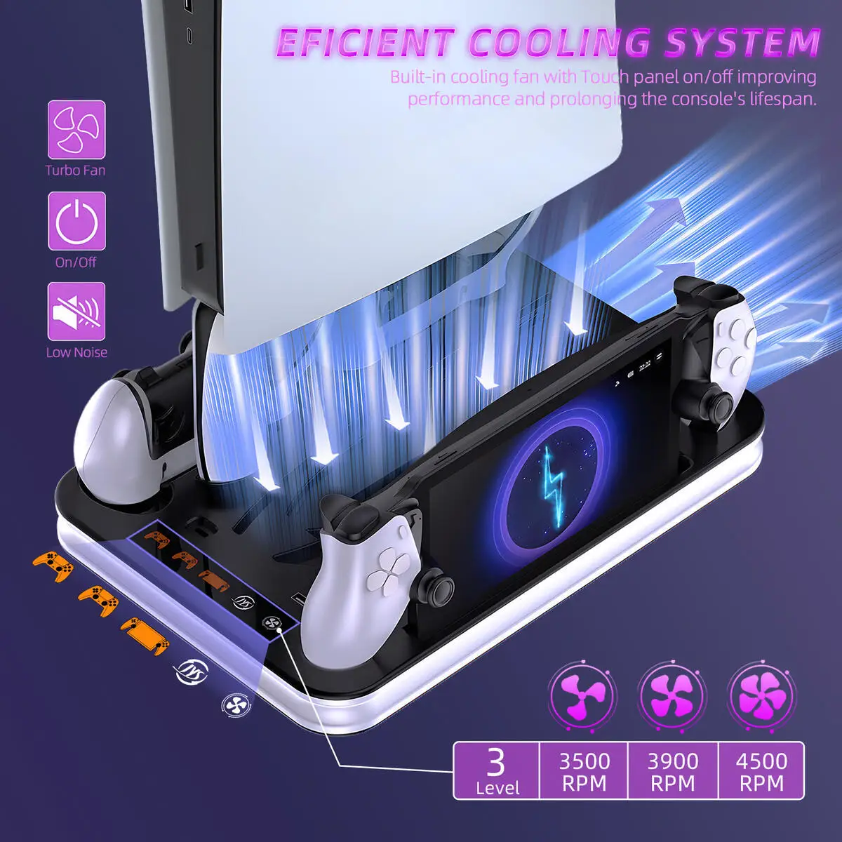 Thumbnail 2 - #39 Cheap PS5 Cooling Stations Worth Buying