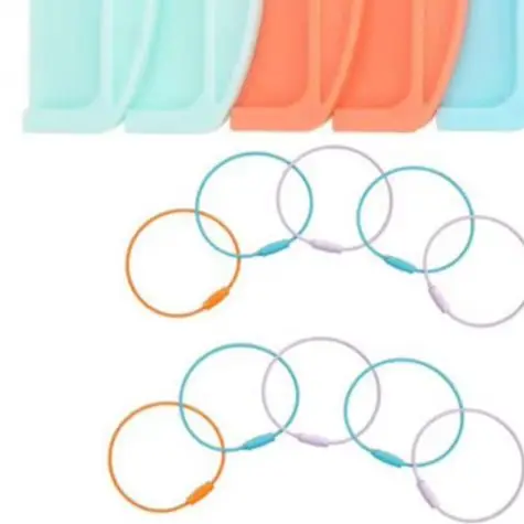 ABS-Based Card Holder For Yoto With 10 Ring Loops Optimized For Audio Story Card Sorting Mobility-Focused Daily Easy To Use