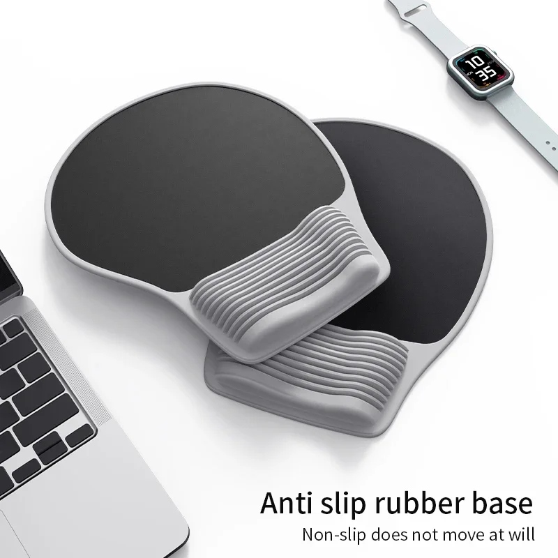 

Mouse Pad Wrist Support, Comfortable Mouse Pad Wrist Rest, Relieve Wrist Pain Gel Mouse Pad, Laptop, Computer, Office