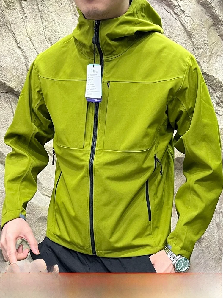 

Высококачественный 3D индивидуальный мужской джет из софтшелла на подкладке, ветрозащитный, водонепроницаемый, с полным клеем, мужской уличный дэт