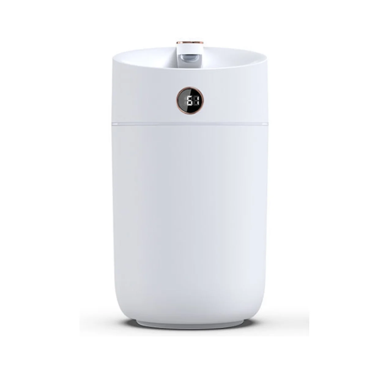 Air Humidifier Colorful Light Mute USB Fogger Purifier for Car White