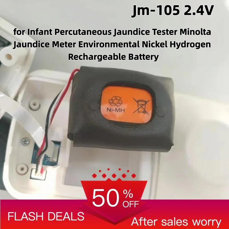 Jm-105 2.4V for Infant Percutaneous Jaundice Tester Minolta Jaundice Meter Environmental Nickel Hydrogen Rechargeable Battery