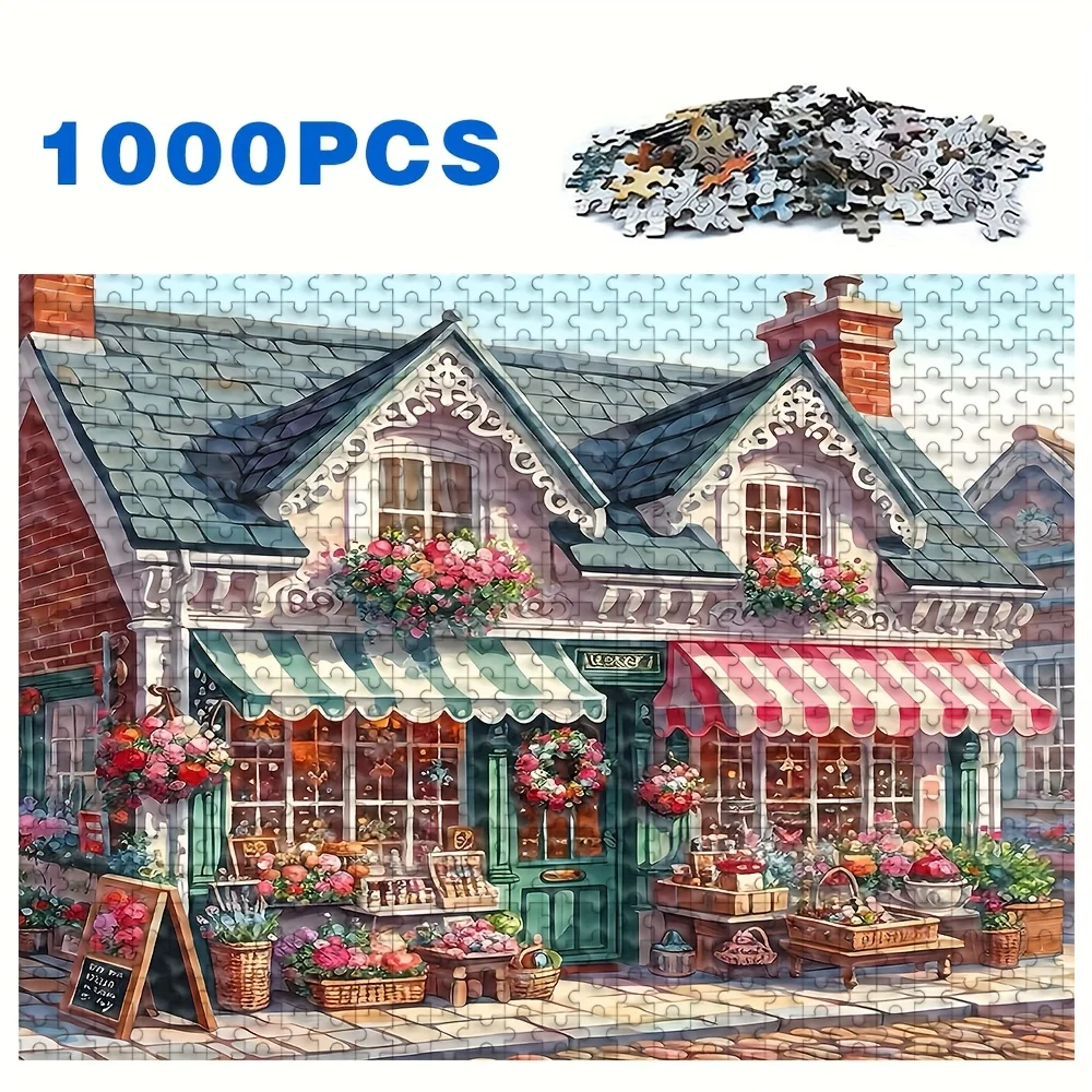 500/1000pcs Adult Puzzle | High-Quality, Stress-Relieving Family Game, Ideal for Birthdays, Christmas, Halloween, Gift-Seeking