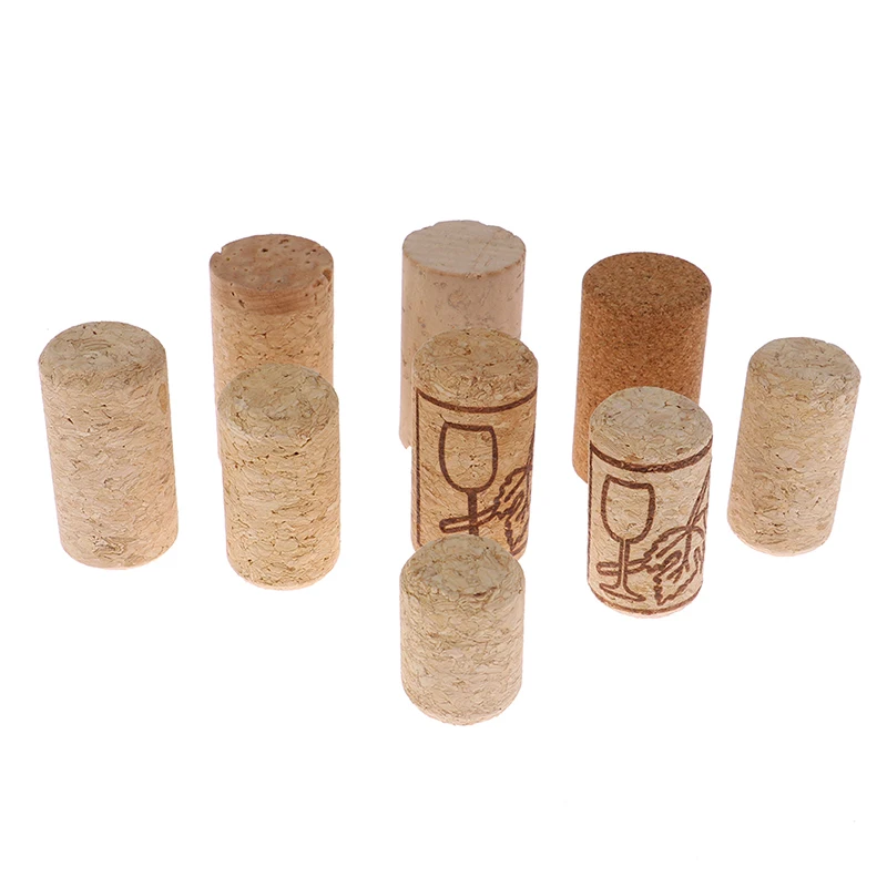 10 Pcs Wine Corks Stopper Reusable Functional Portable Sealing Wine Bottle