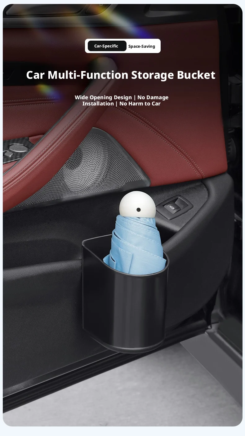 SEAMETAL Auto-Türbecherhalter Aufbewahrungsbox mit Rückenclip-Design Universeller Getränkehalter Organizer Wasserdichte Auto-Rücksitz-Getränkebox – Detail 1