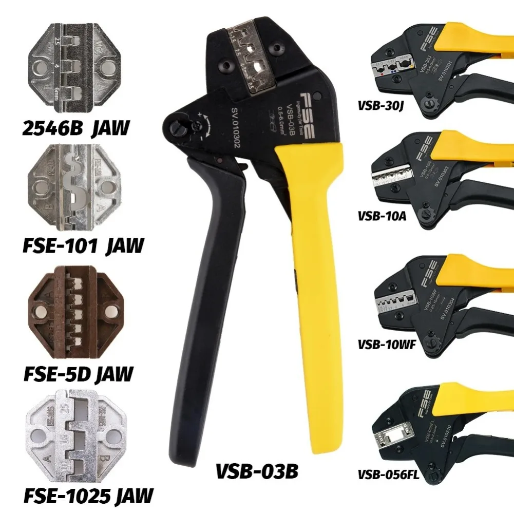 

VSB-03B Crimping Tool Pliers Wire Cutter Cable Wire Tools Crimper Stripper Crimp Cutters Alicate Plier Set Crimpatrice