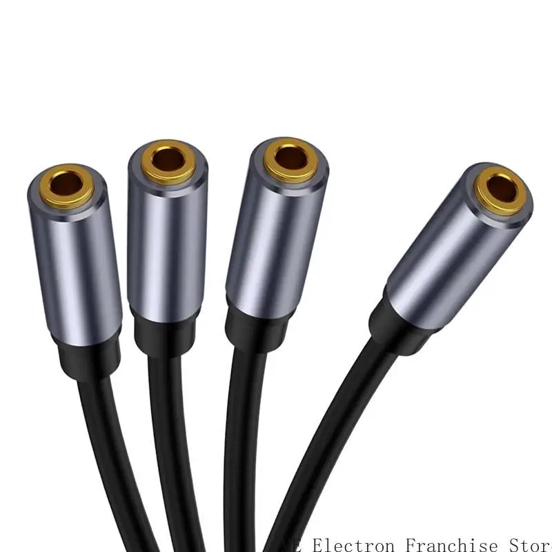 T5EA 1 ~ 3 3.5mm 포트 어댑터 케이블 확장 보조 케이블 어댑터 와이어 헤드폰 케이블