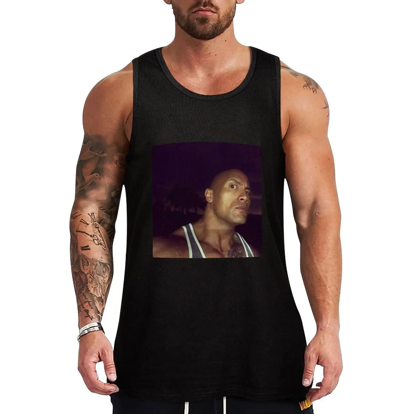 dwayne johnson Tank Top Loose Fit Tank Top Casual Daily Sleeveless Summer Top