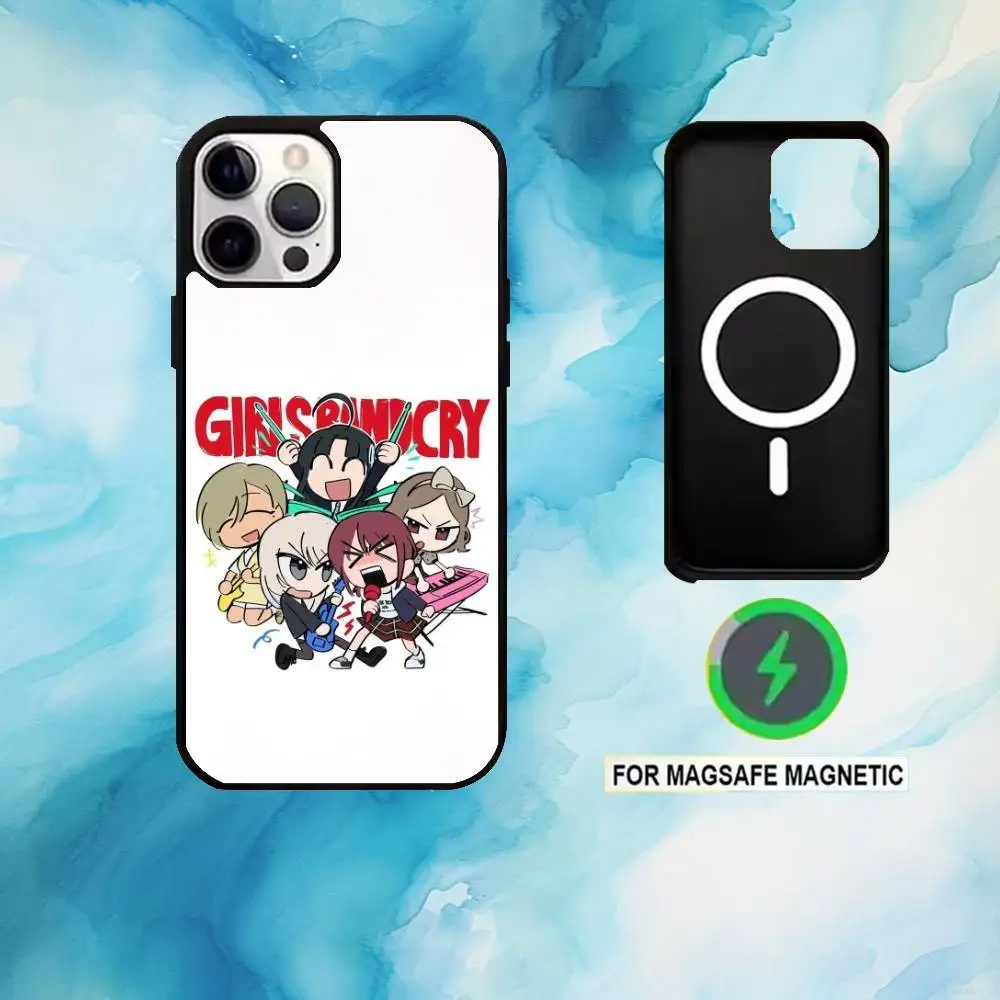 حافظة هاتف E-Emilia mp3 Mernes لهاتف iPhone17,16,15,14,13,12,11 Plus، Pro Max Magnetic للشحن اللاسلكي Magsafe #2