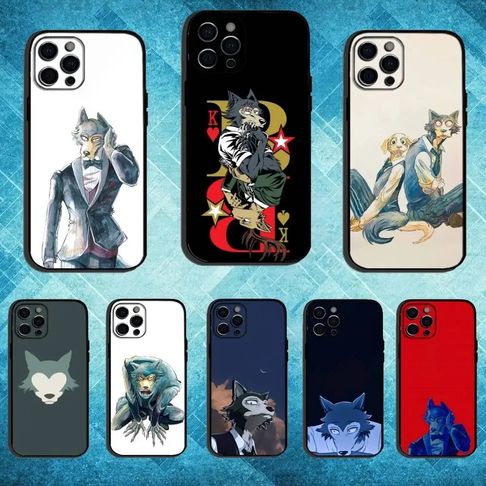 

B-Beastars Phone Case For iPhone17,16,15,14,13,12,11 Plus,Pro Max Soft Black Cover