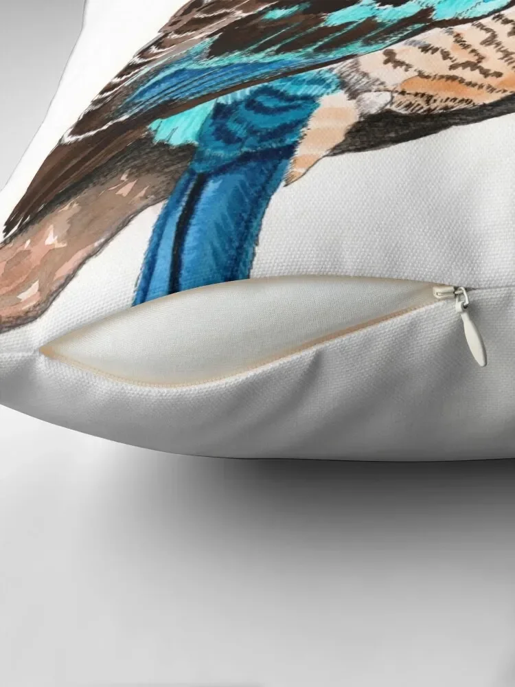 Kookaburra Australian Bird Blue Winged Throw Pillow Sofa Cover Ornamental Pillow Cushion Cover For Sofa pillow