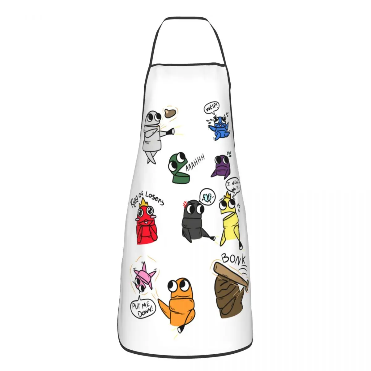 Funny R.E.P.O. Robot Horror Games Anime Bib Apron Unisex Kitchen Chef REPO Game Tablier Cuisine for Cooking Baking Painting