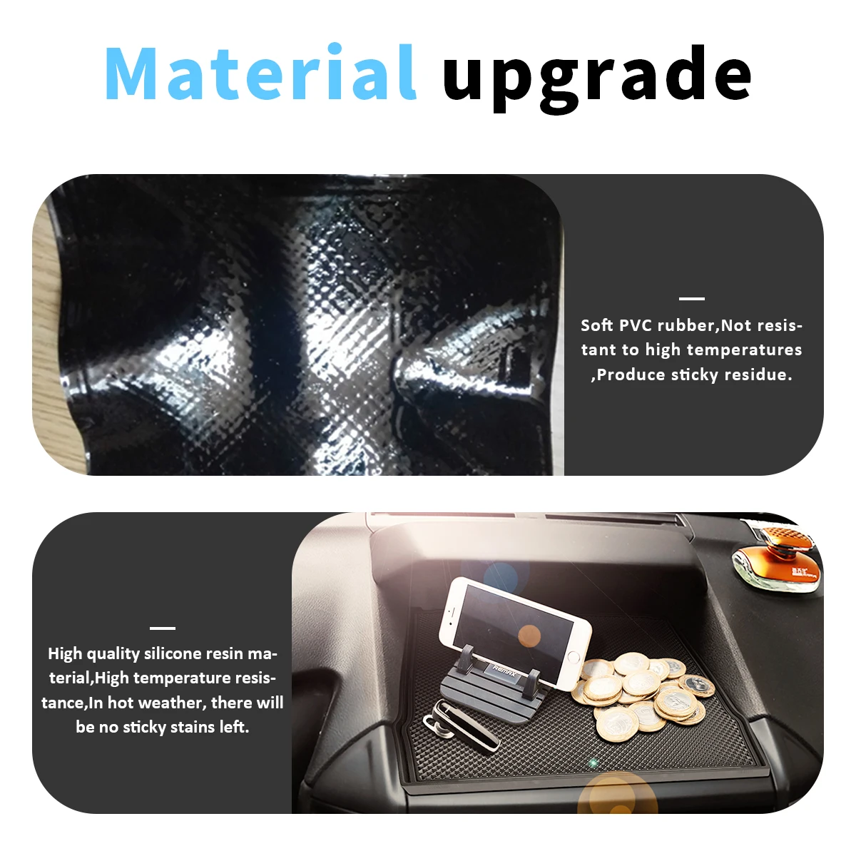 Auto Zentral steuerung Armaturen brett Pad rutsch fest für Subaru Förster 2012 2017 Cross trek-xv Impreza Telefon halter Matte – Detail 16