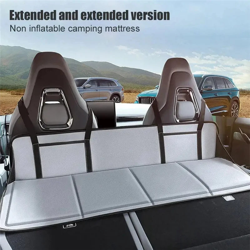 Clear SUV Car Rear Seat Sleeping Mat Head Guard Folding Extension Board Trunk Sleeping Camping Bed Mat