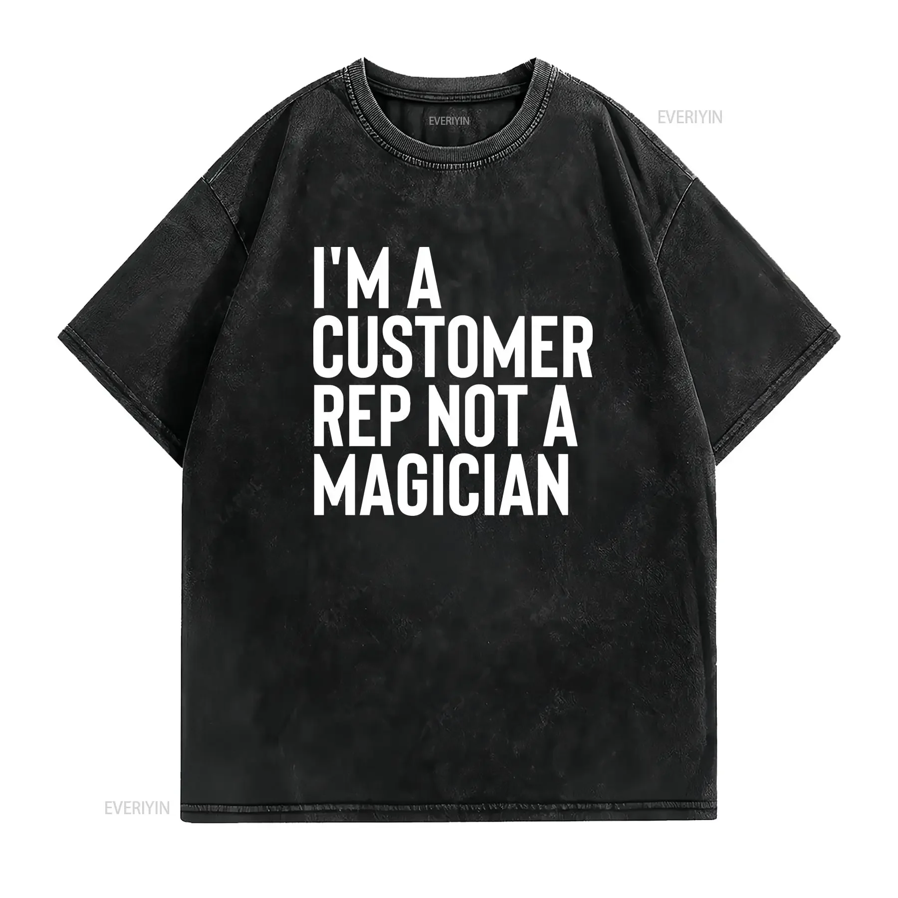 Customer Service Representative T Shirt Rep Office Appreciation s help Co worker  vintage Washed Top For Everyday Wear